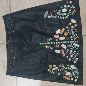 Star Wars faux leather skirt
